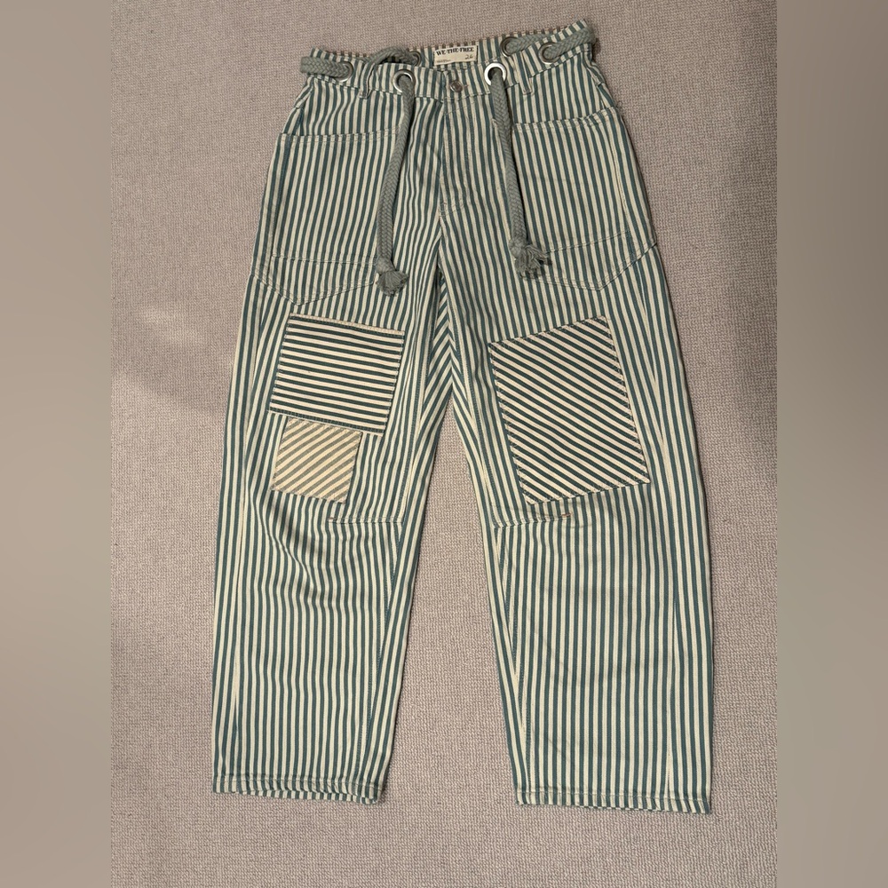 Free People Moxie  Railroad Jeans pants NWOT
